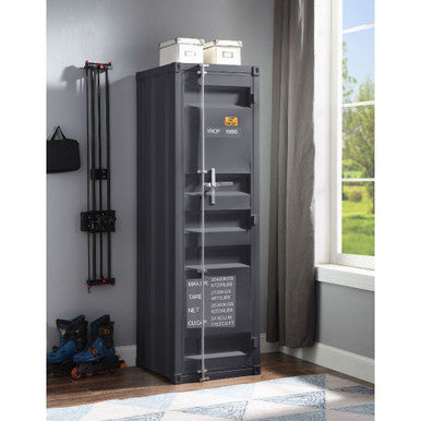ACME 35926 Cargo Single Door Wardrobe, Gunmetal