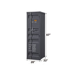 ACME 35926 Cargo Single Door Wardrobe, Gunmetal