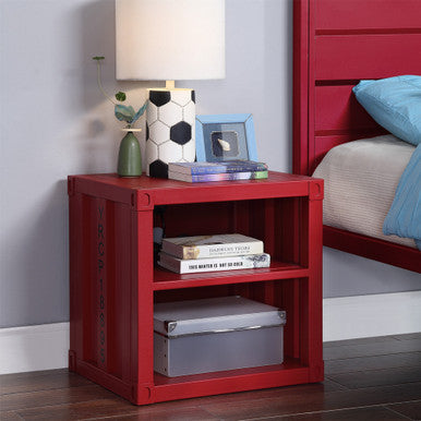 ACME 35951 Cargo Nightstand, Red
