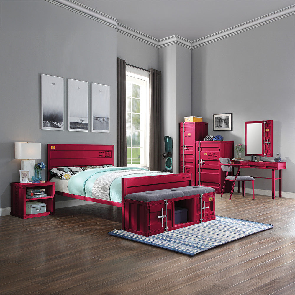ACME 35951 Cargo Nightstand, Red