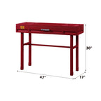 ACME 35953 Cargo Vanity Desk, Red
