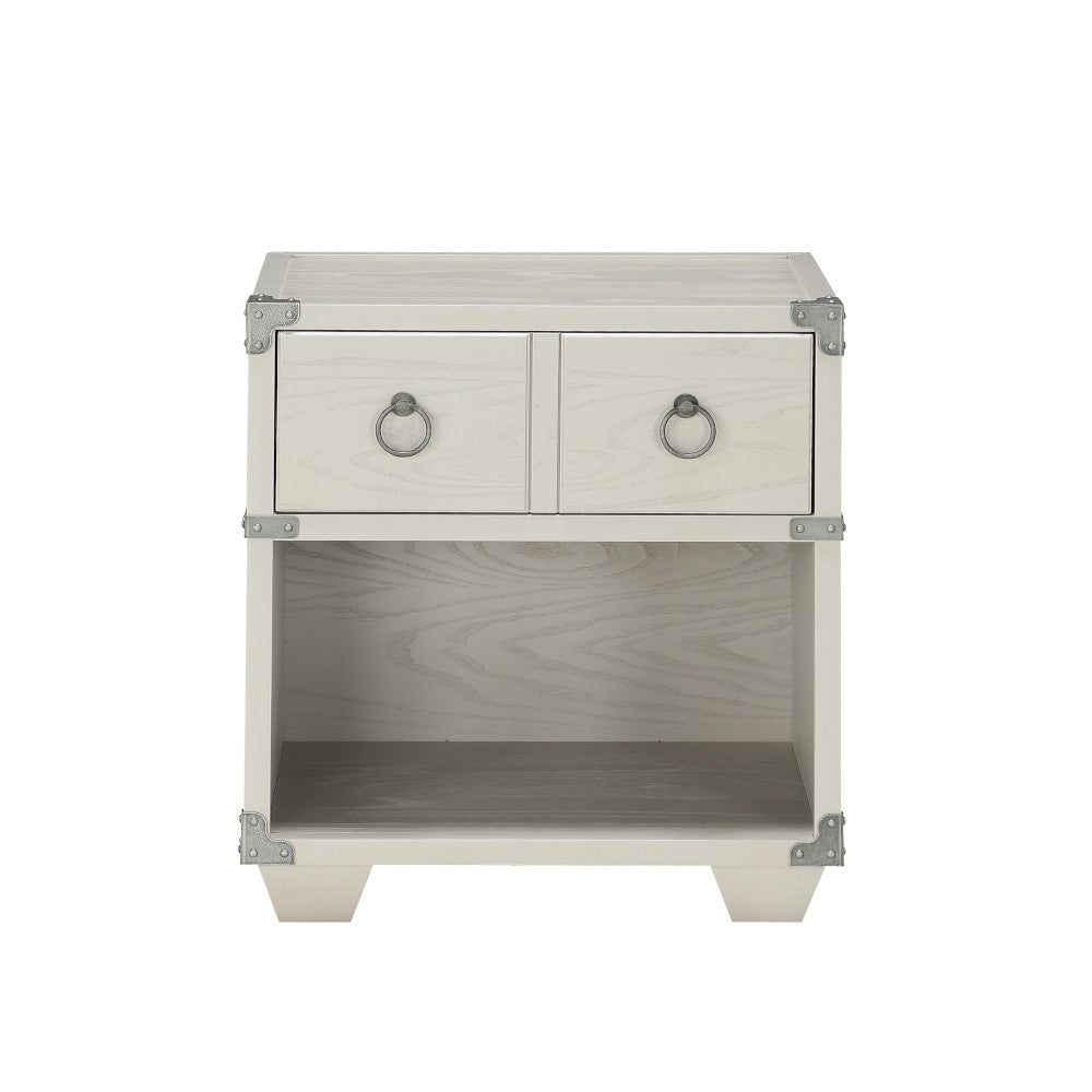 ACME 36128 Orchest Nightstand with USB Dock (1 Drw), Gray