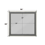 ACME 36139 Orchest Mirror, Gray