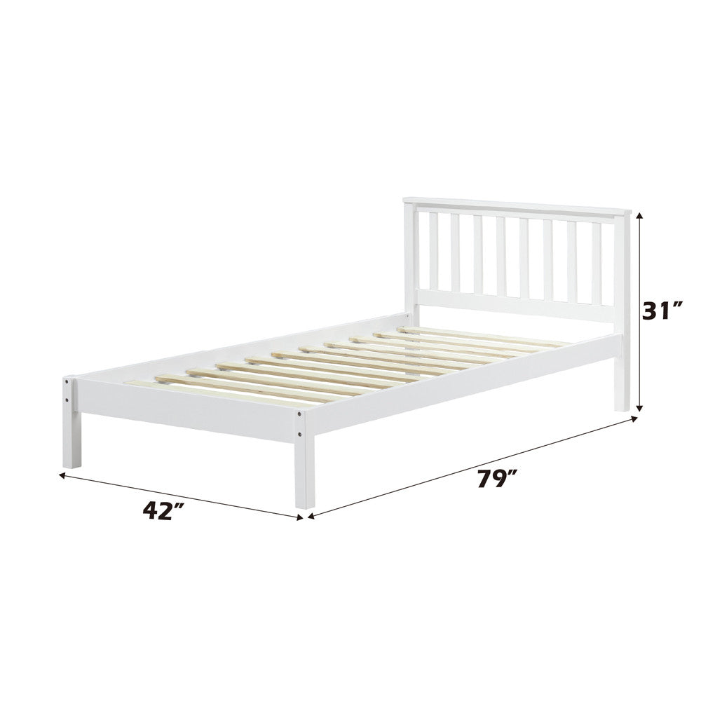ACME 37152 Freya White Twin Bed  6