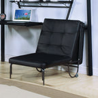 ACME 37276 Senon Adjustable Chair (Futon), Silver & Black