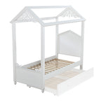 ACME 37350T Rapunzel Twin Bed, White (1Set/2Ctn)