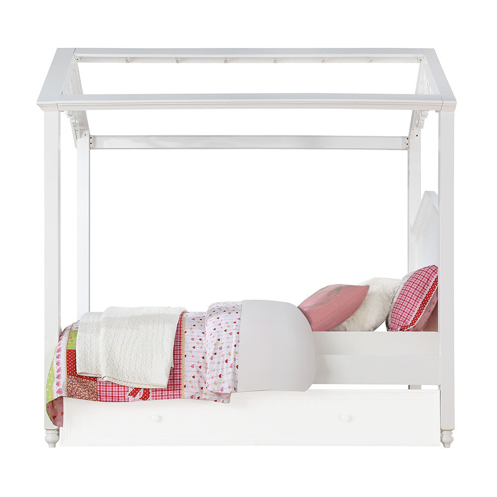 ACME 37350T Rapunzel Twin Bed, White (1Set/2Ctn)