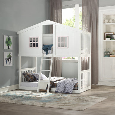 ACME 37410 Rohan Cottage Twin/Twin Bunk Bed