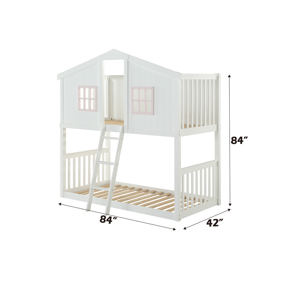 ACME 37410 Rohan Cottage Twin/Twin Bunk Bed