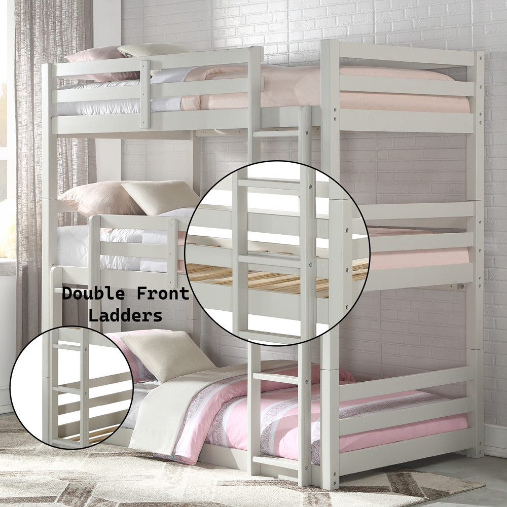 ACME 37420 Ronnie Three Layer Twin Bunk Bed