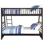 ACME 37425 Jason XL Twin/Queen Bunk Bed & Drawers, Espresso (1Set/2Ctn)
