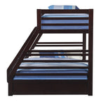 ACME 37425 Jason XL Twin/Queen Bunk Bed & Drawers, Espresso (1Set/2Ctn)