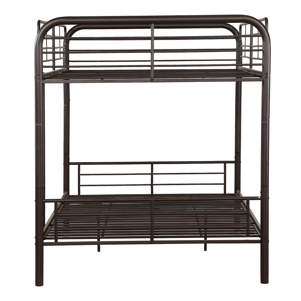 ACME 37433 Bristol Full/Full Bunk Bed, Dark Brown (1Set/2Ctn)