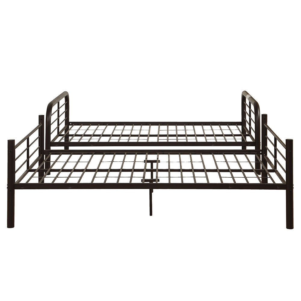 ACME 37433 Bristol Full/Full Bunk Bed, Dark Brown (1Set/2Ctn)
