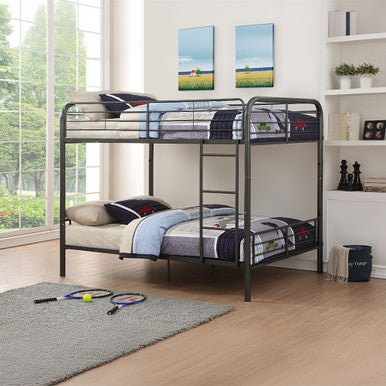 ACME 37435 Bristol Full/Full Bunk Bed, Gunmetal (1Set/2Ctn)