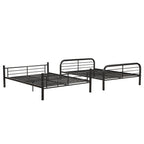 ACME 37435 Bristol Full/Full Bunk Bed, Gunmetal (1Set/2Ctn)