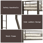 ACME 37510 Limbra Twin/Full Bunk Bed  4