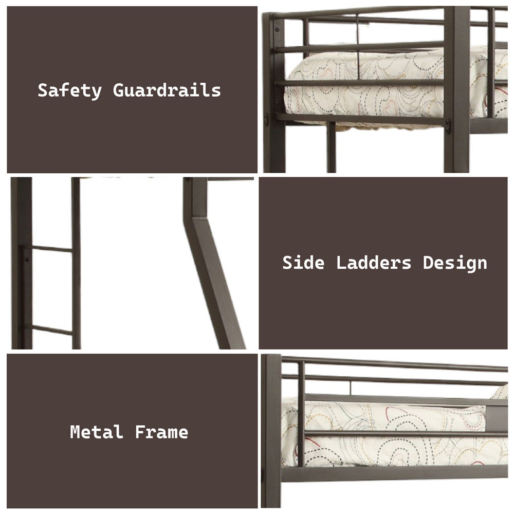 ACME 37510 Limbra Twin/Full Bunk Bed  4