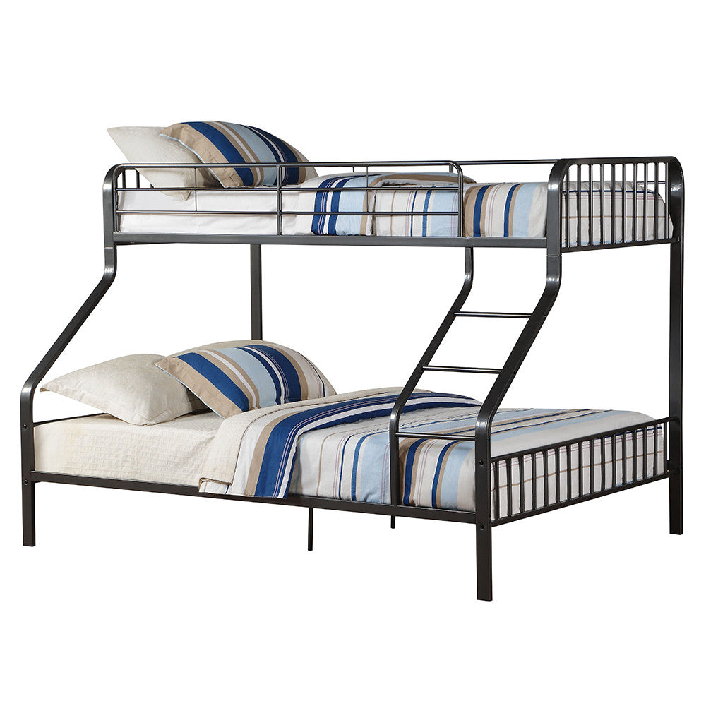 ACME 37605 Caius Twin XL/Queen Bunk Bed, Gunmetal (1Set/2Ctn)