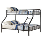 ACME 37605 Caius Twin XL/Queen Bunk Bed, Gunmetal (1Set/2Ctn)