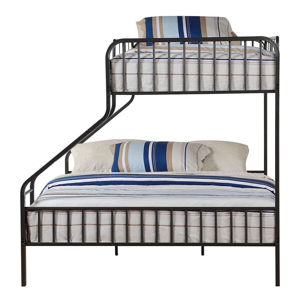 ACME 37605 Caius Twin XL/Queen Bunk Bed, Gunmetal (1Set/2Ctn)