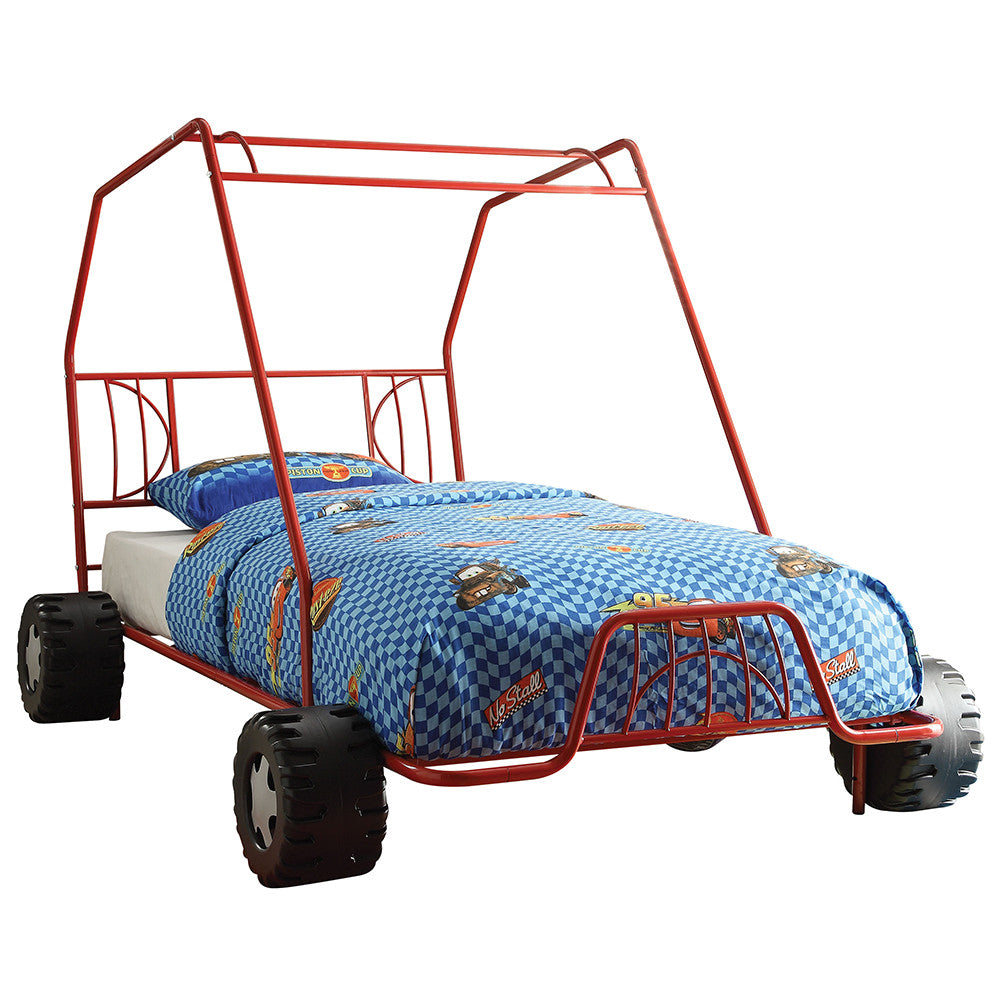 ACME 37645T Xander Twin Bed, Red Go Kart (1Set/2Ctn)  1
