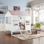 ACME 37695F Spring Cottage Full Bed, White & Pink (1Set/3Ctn)