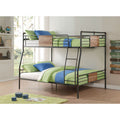 ACME 37725 Brantley Full XL/Queen Bunk Bed, Sandy Black & Dark Bronze Hand-Brushed (1Set/2Ctn)