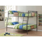 ACME 37725 Brantley Full XL/Queen Bunk Bed, Sandy Black & Dark Bronze Hand-Brushed (1Set/2Ctn)