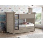 ACME 37850 Romana Ii Twin/Twin Bunk Bed, Beige Fabric