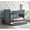 ACME 37855 Romana Ii Twin/Twin Bunk Bed, Gray Fabric