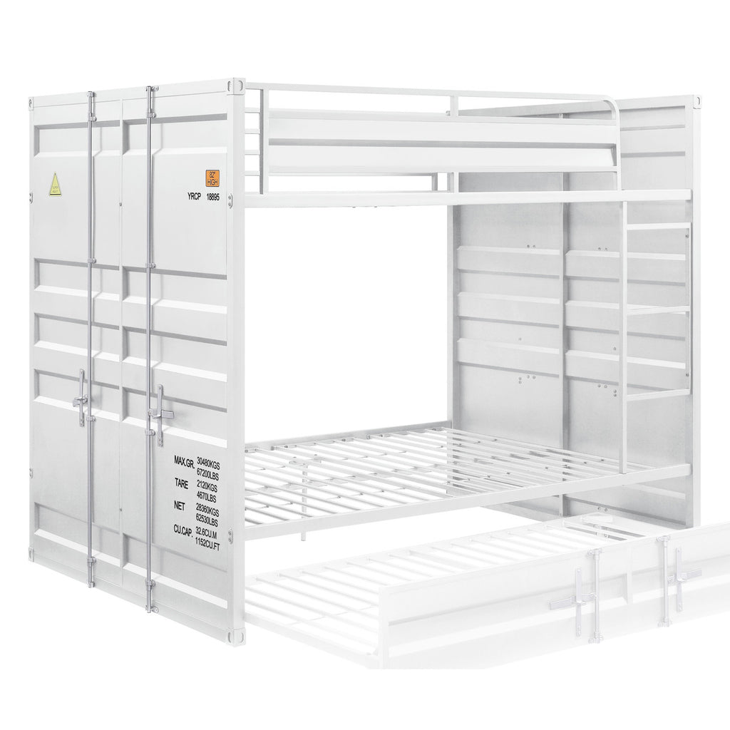 ACME 37885 Cargo F/F Bunk Bed, White