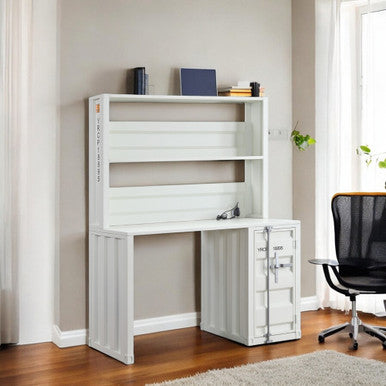 ACME 37887 Cargo Computer Desk, White