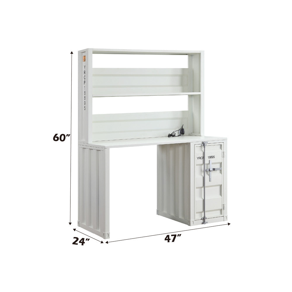 ACME 37887 Cargo Computer Desk, White