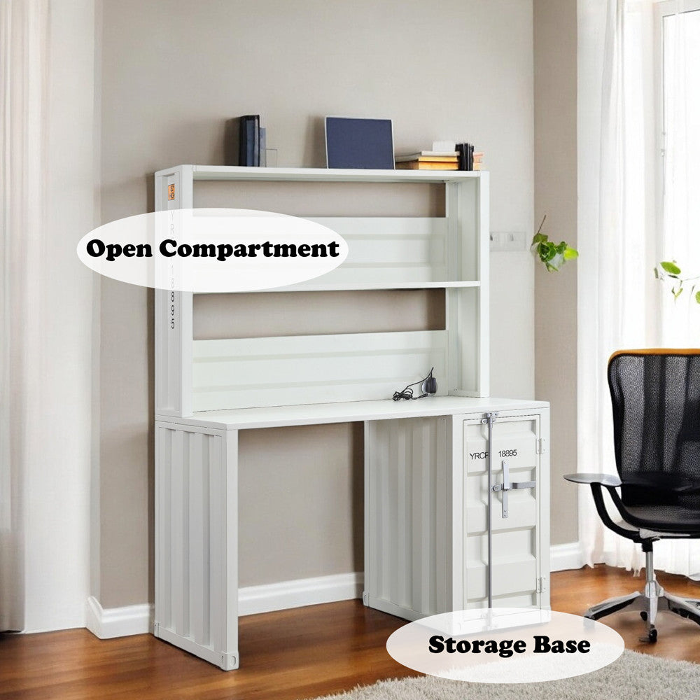 ACME 37887 Cargo Computer Desk, White