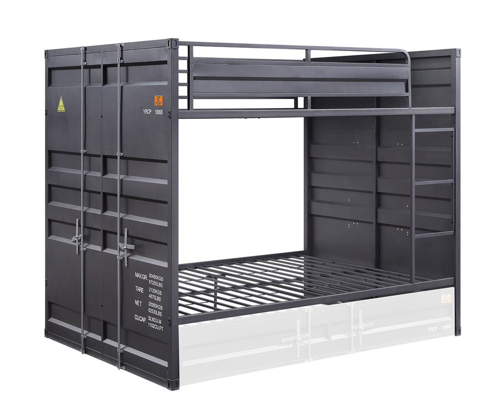 ACME 37895 Cargo F/F Bunk Bed, Gunmetal