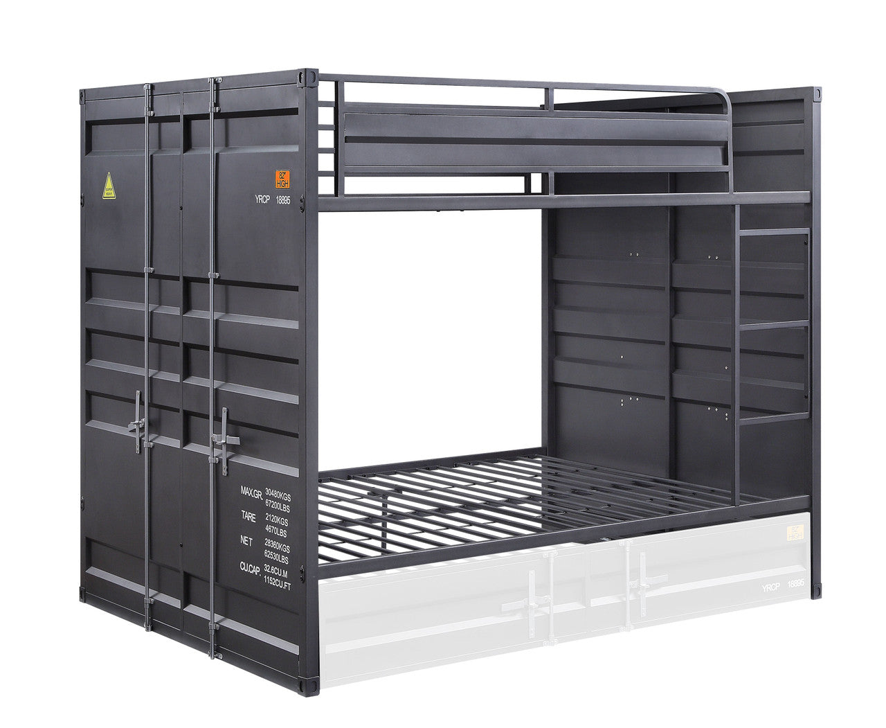 ACME 37895 Cargo F/F Bunk Bed, Gunmetal