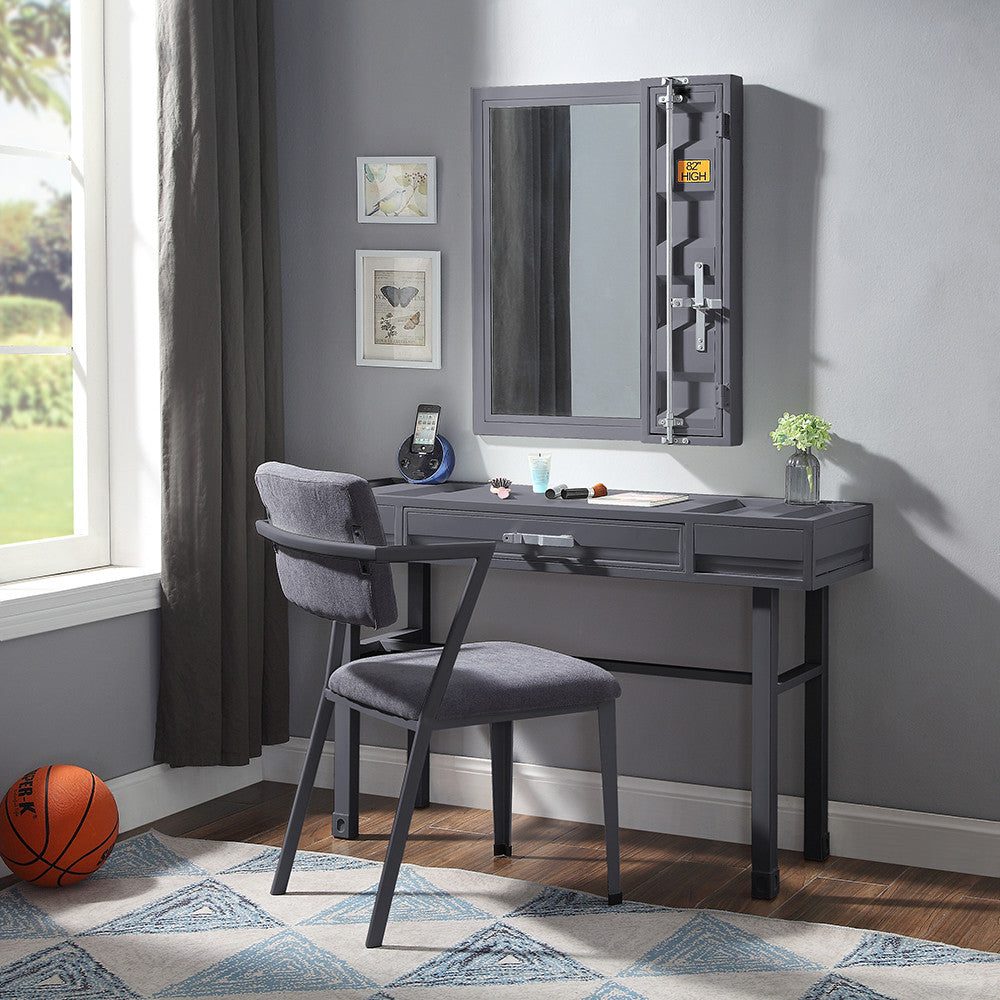 ACME 37898 Cargo Chair, Gunmetal