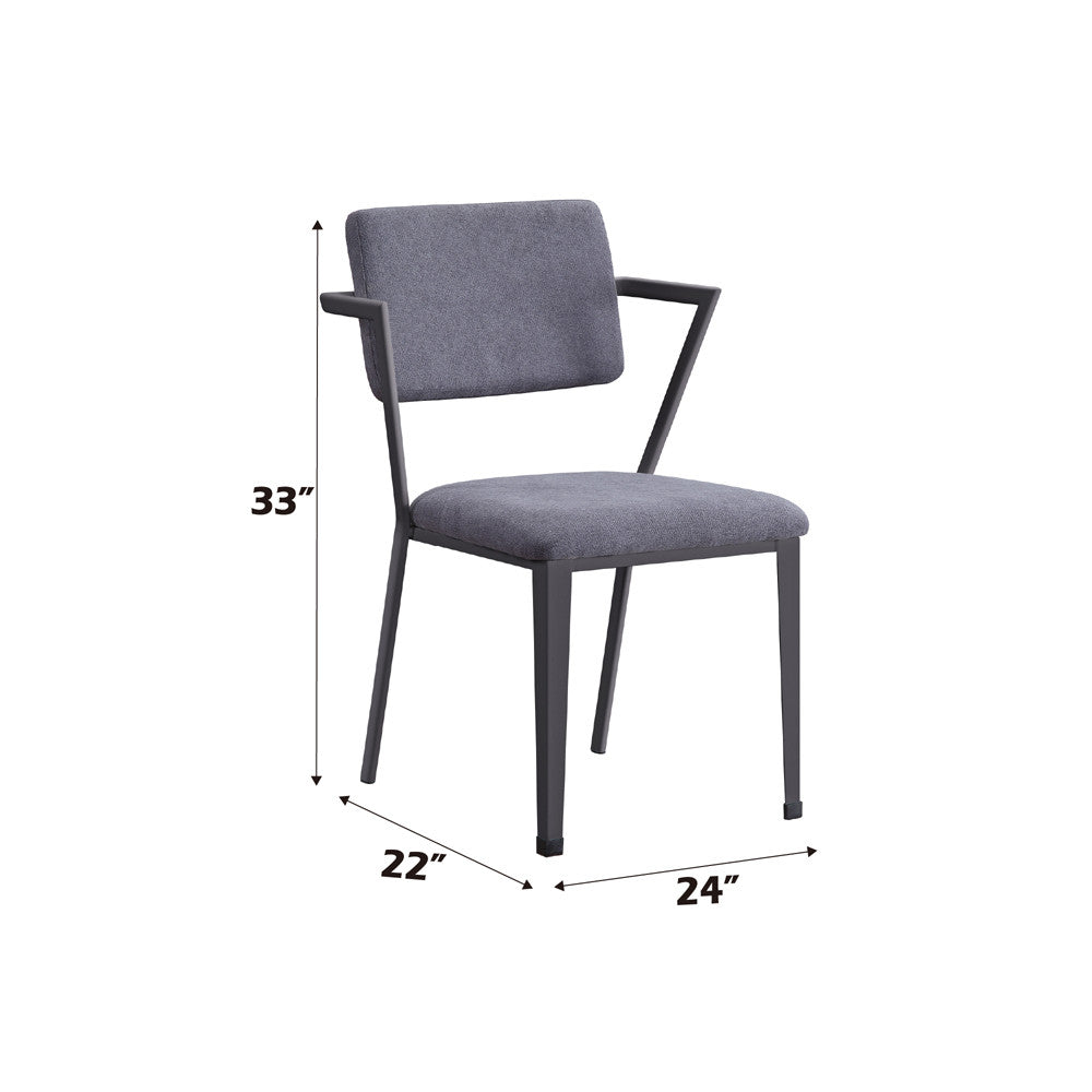 ACME 37898 Cargo Chair, Gunmetal