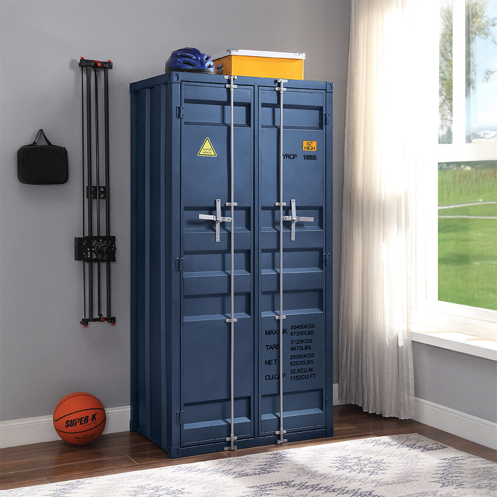 ACME 37909 Cargo Double door Wardrobe, Blue