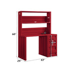ACME 37917 Cargo Computer Desk, Red