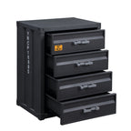 ACME 37956 Cargo 4-Drawer Chest, Gunmetal Finish
