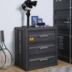 ACME 37957 Cargo 3-Drawer Chest, Gunmetal Finish