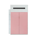 ACME 38040 Nerice Loft Bed, White & Pink (1Set/5Ctn)
