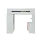 ACME 38040 Nerice Loft Bed, White & Pink (1Set/5Ctn)