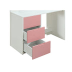 ACME 38040 Nerice Loft Bed, White & Pink (1Set/5Ctn)