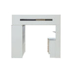 ACME 38055 Nerice Loft Bed, White & Oak (1Set/5Ctn)