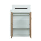 ACME 38055 Nerice Loft Bed, White & Oak (1Set/5Ctn)