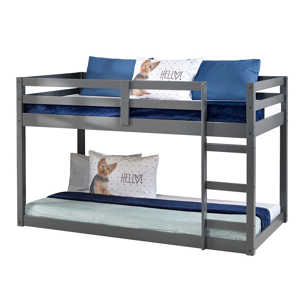 ACME 38180 Gaston Loft Bed, Gray