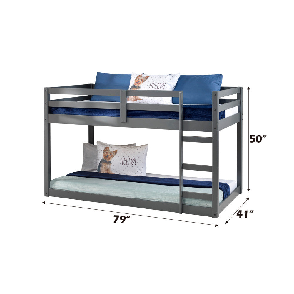 ACME 38180 Gaston Loft Bed, Gray